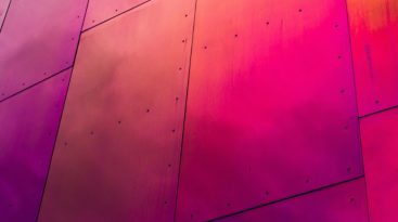 Abstract Raspberry Metal Siding