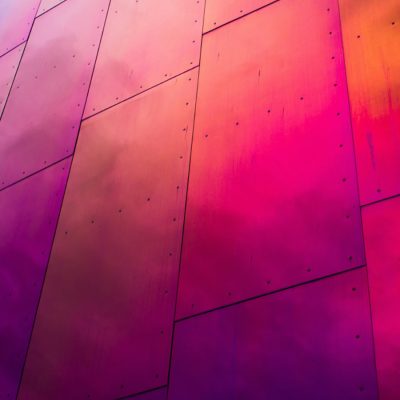 Abstract Raspberry Metal Siding